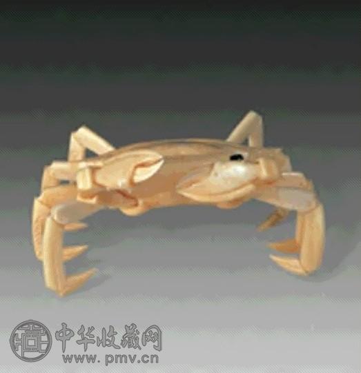 骨雕螃蟹