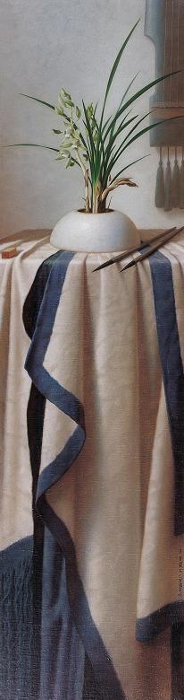 卢东明 2005年作 清音兰言 布面 油画