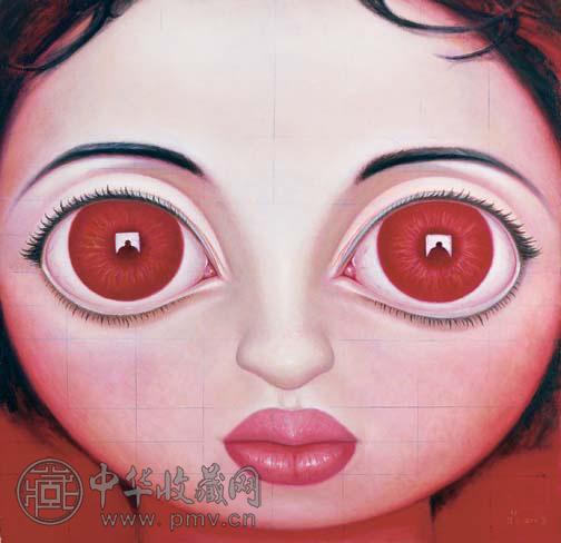 庄柏权 少女 布面油彩