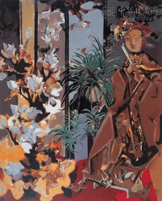 夏俊娜 春天奏鸣曲之二 丝网 版画