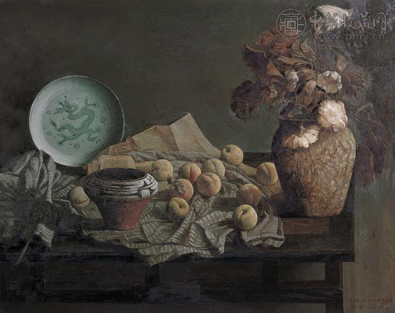 郑旭庆 1998年作 静物 布面 油画