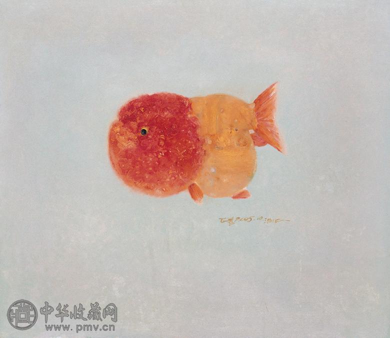 郭正善 金鱼 布面 油画