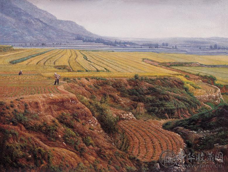 赵力 山田歌声 布面油画