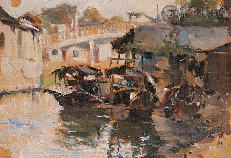 王德威 风景 布面 油画