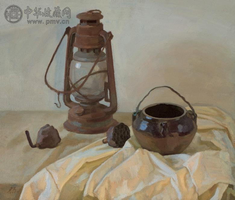 子义 1999年作 时光 布面 油彩