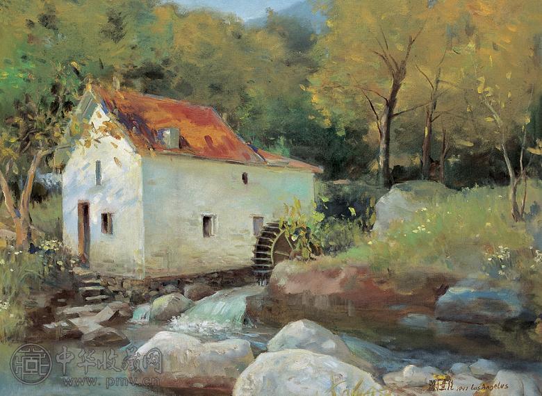 谢意佳 1997年作 水房 布面油画