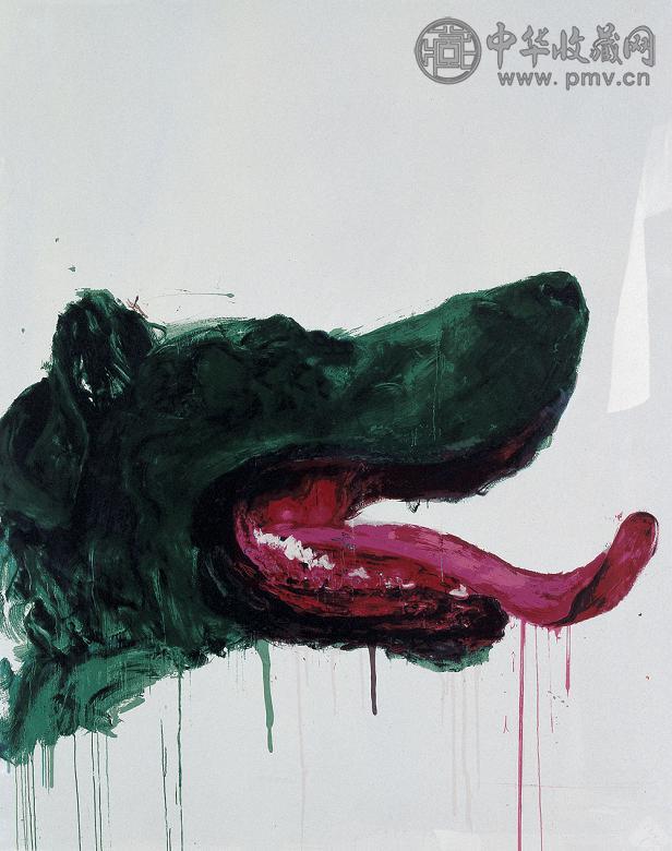 周春芽 狗 版画