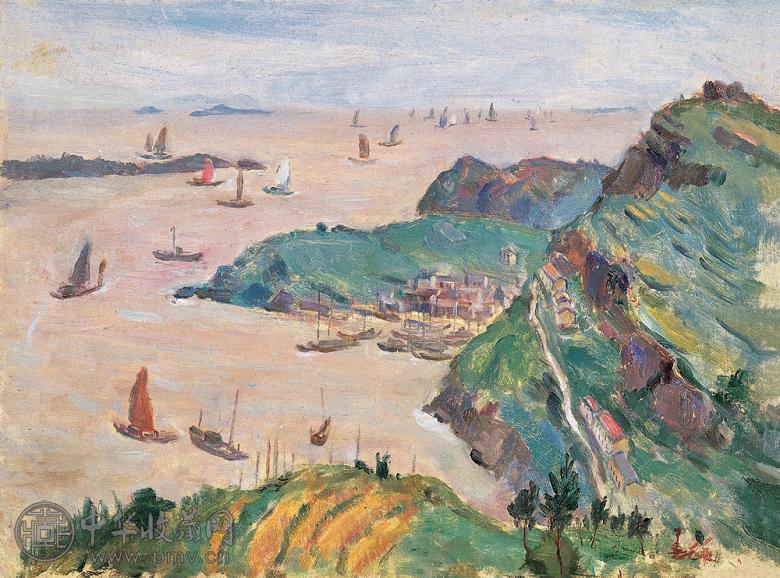 胡善余 70年代后期作 鼓浪屿印象 油彩 布面