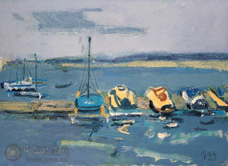 张立平 2006年作 避风湾 布面 油画