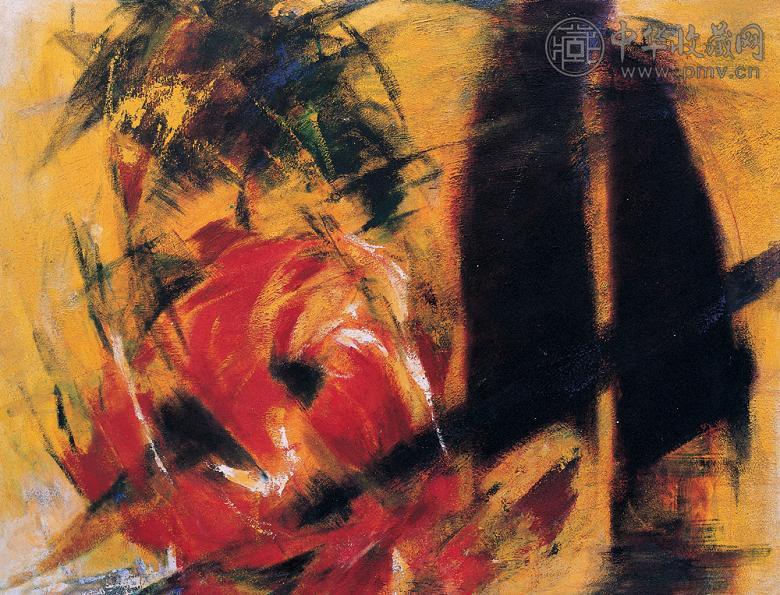 林岗 沙风 布面 油画