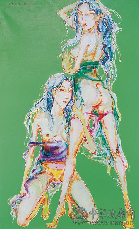 沈娜 2005年作 右手系列 布面油画