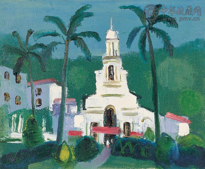 陈钧德 2004年 风景 布面 油画