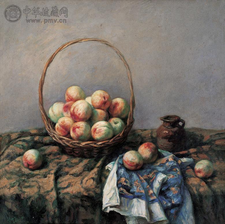 李传久 静物 布面 油画