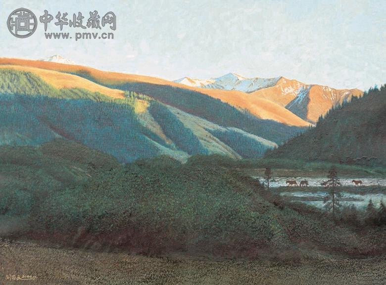 刘昌文 川西十月之三 油画