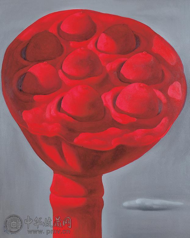 栾伟丽 莲 布面 油画