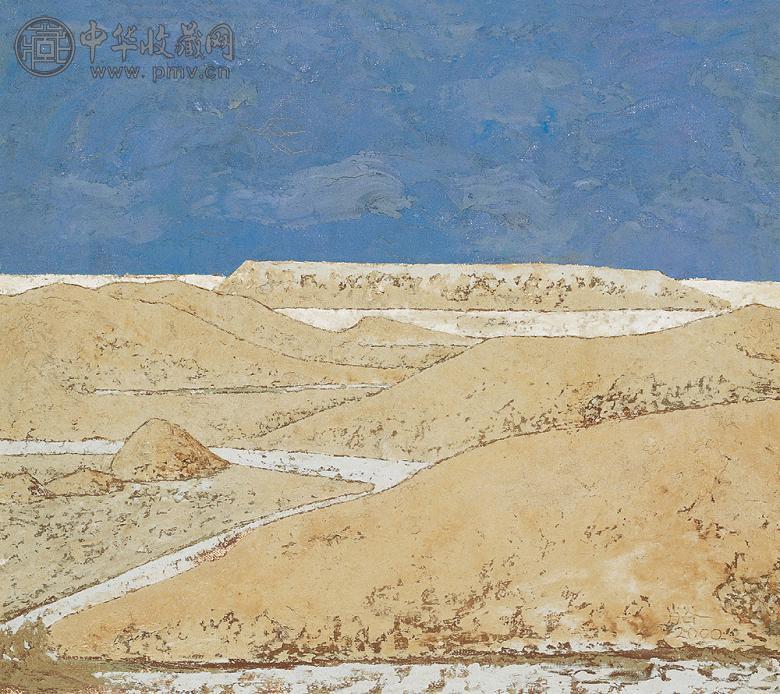 肖谷 2000年作 若羌 布面 油画