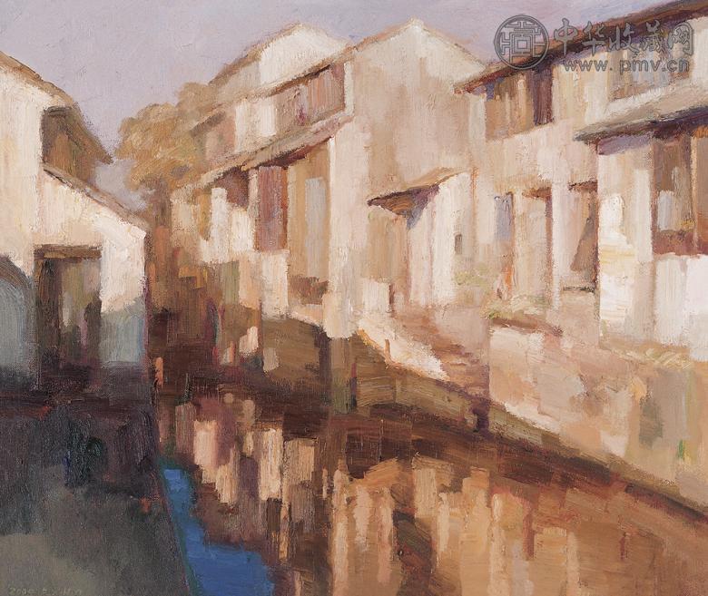 徐海鸥 姑苏旧事 布面 油画