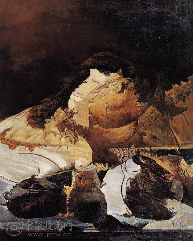 赵文华 2000年作 陶与瓷之十 布面油画