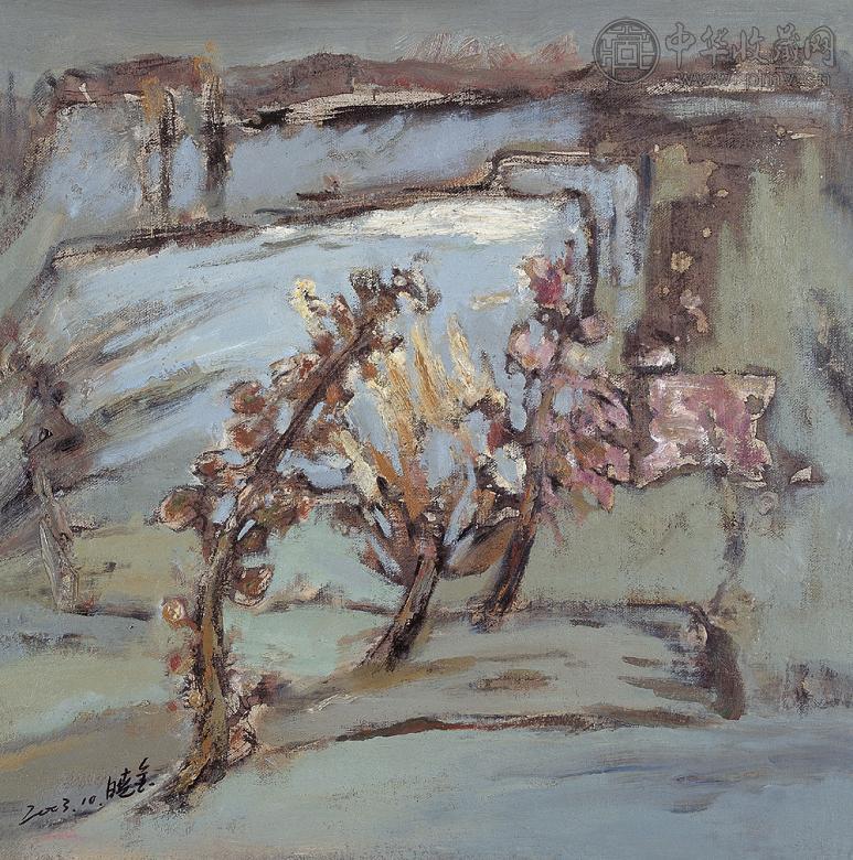 徐晓金 大山水 布面 油画