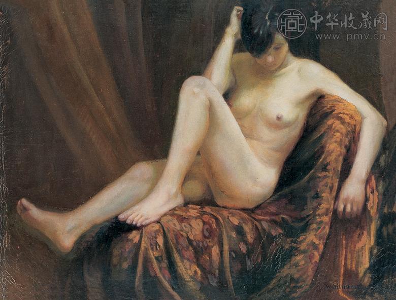 万金声 人体 布面 油画