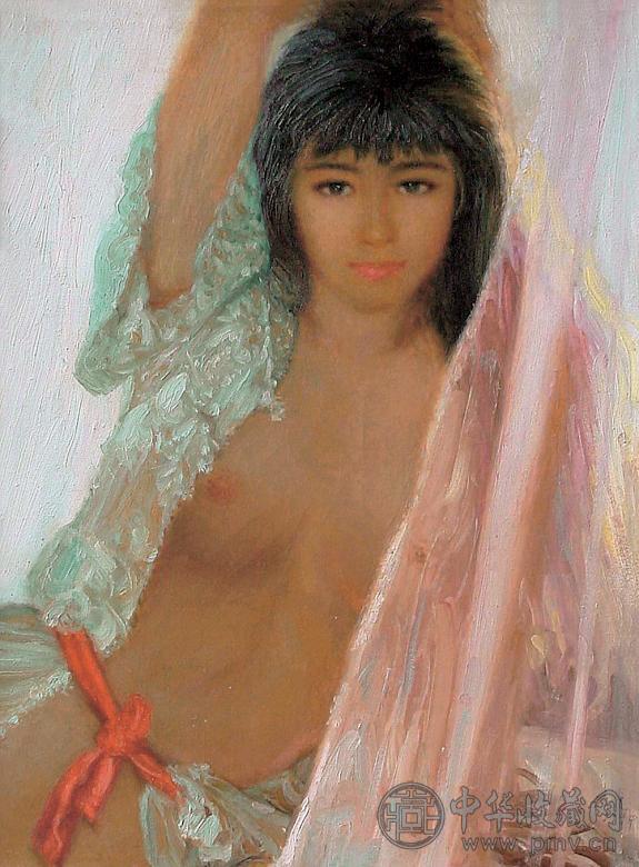 萧涛生 纯情 油画