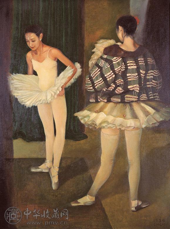 刘长春 舞者 布面 油画