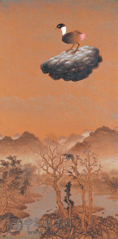 河上·高惠君 2006年作 心有灵犀图 油彩 布面