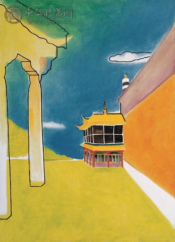 沈勤 天边的云彩 布面 油画