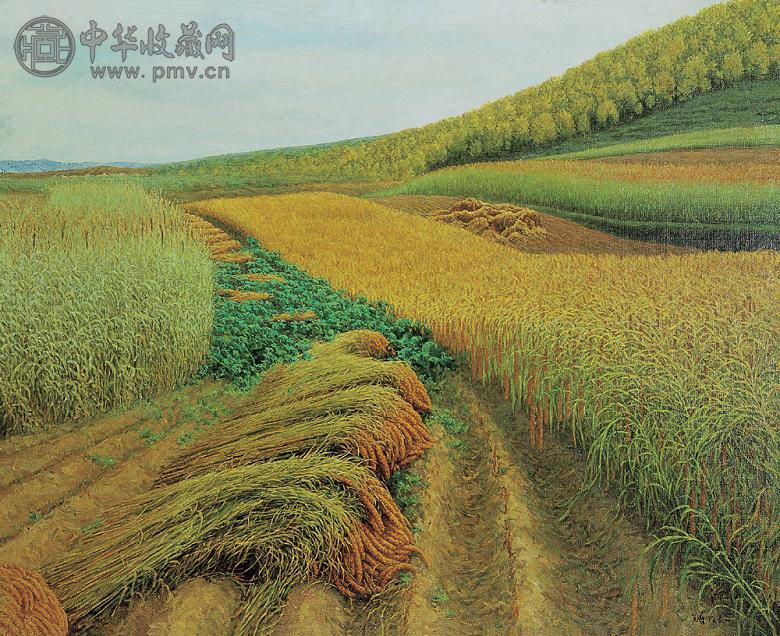 吴涛 1999年5月作 谷香 布面油画