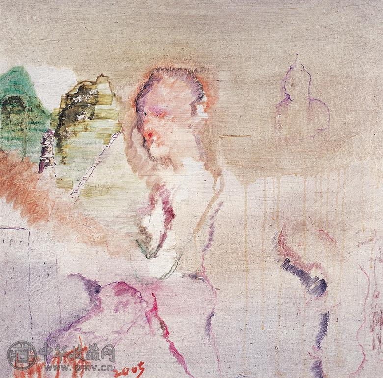 任小林 2005年 女人体 布面 油画