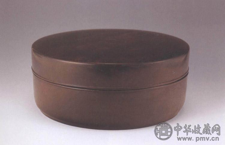 清 紫檀圆盒