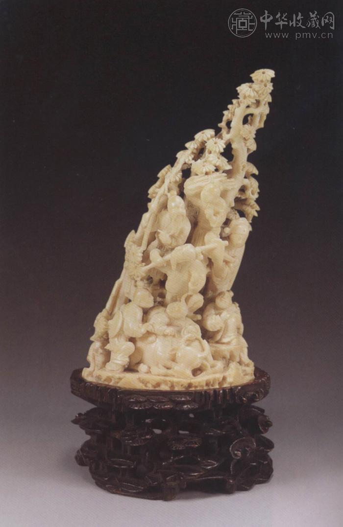 清 象牙农家乐摆件