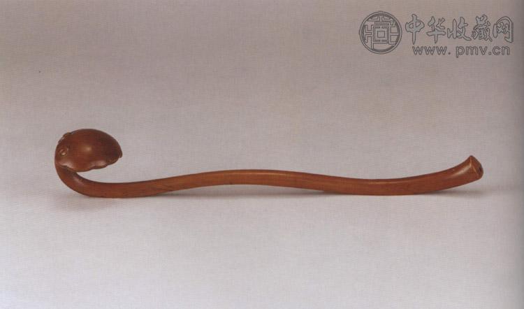 清 黄杨木雕小如意