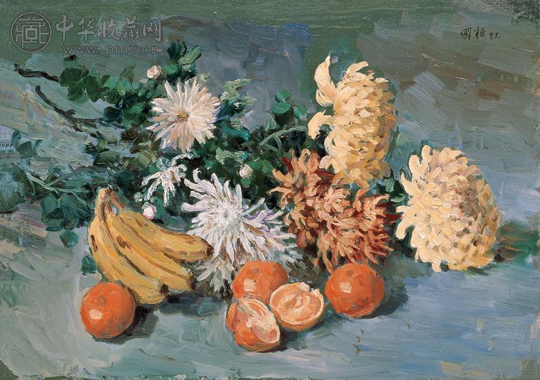 刘国枢 静物 油画 画布