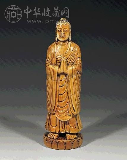 清 象牙佛像雕塑