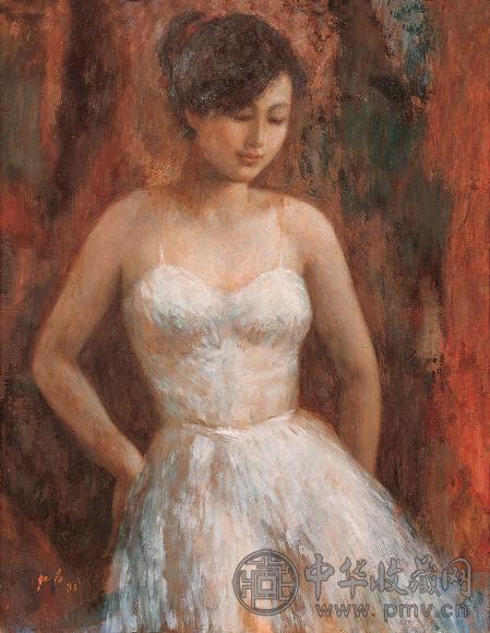 徐加昌 小演员 油画 画布