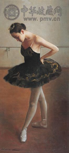 王申生1992年作黑天鹅油彩画布框收藏资讯|艺术家|书画家|书画名人|书法