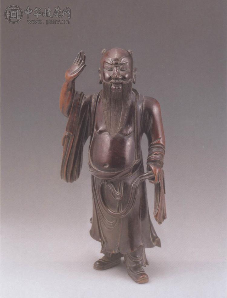 明天启 黄杨木雕吴郡望日像