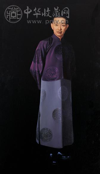 唐耀忠 蓄须明志 布面 油画