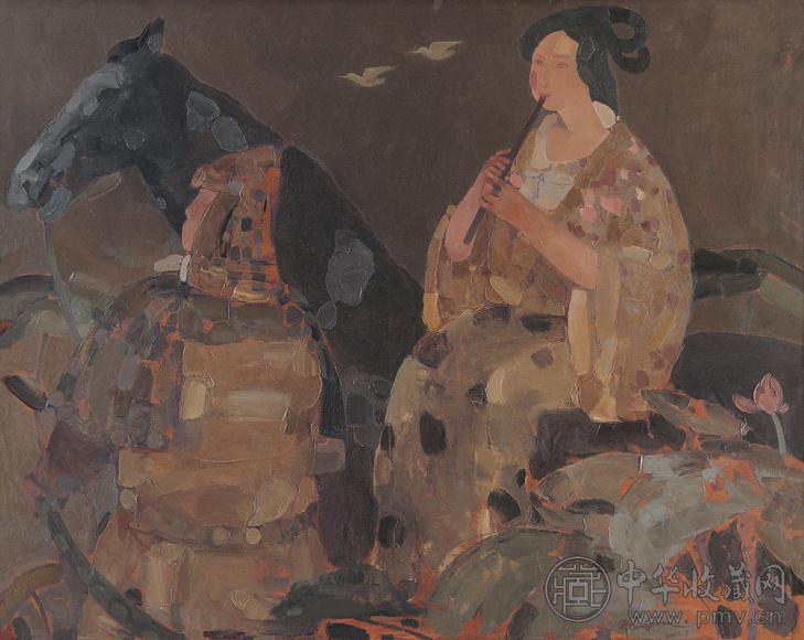 邓金楠 2005年作 望箫行 布面 油画