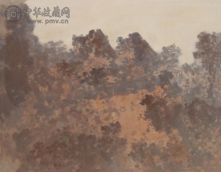 徐福厚 2005年作 热爱山之三 布面 油画