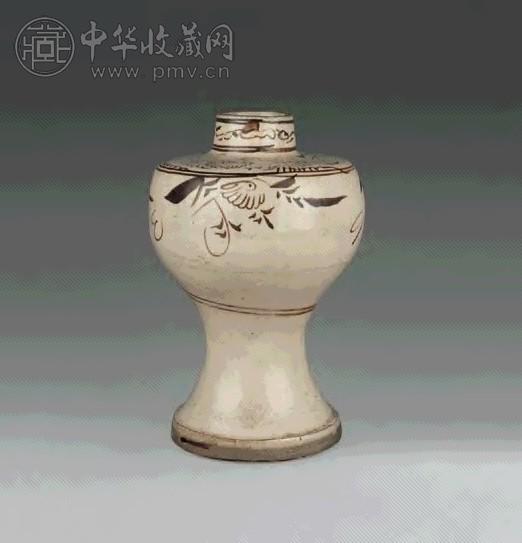 元 磁州窑凤纹梅瓶