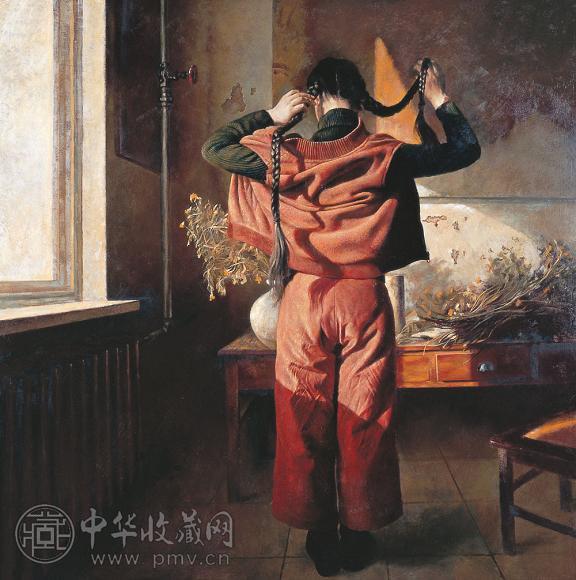 郭华 2005年作 春之韵 布面油画