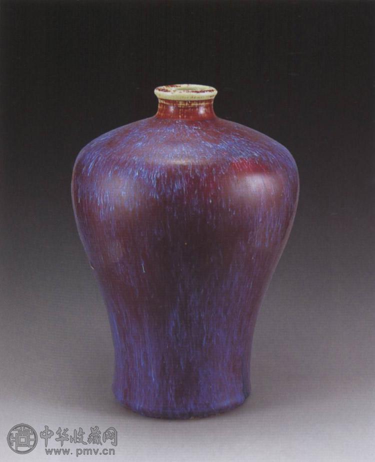 清乾隆 窑变釉梅瓶