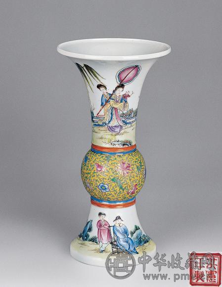 粉彩尊瓶
