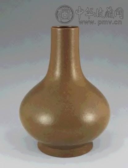 清光绪 鳝鱼黄荸荠扁瓶