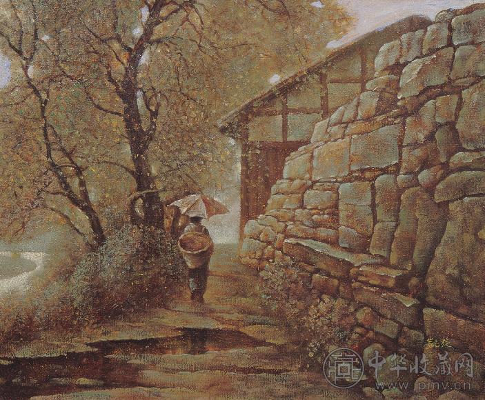 翁凯旋 秋韵 布面油画