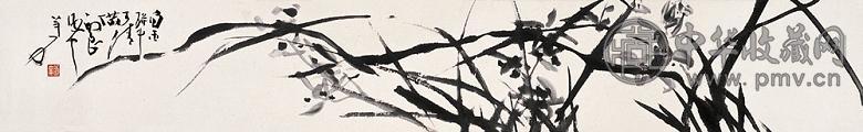 丘丙良 兰花 镜心 水墨纸本