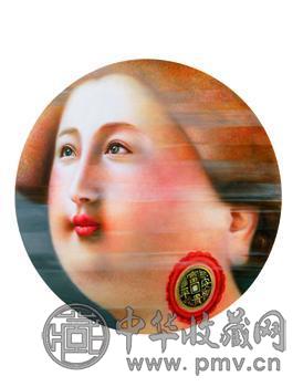 凌健 2004年作 唐小姐 您富有、美丽又坚强 油画画布