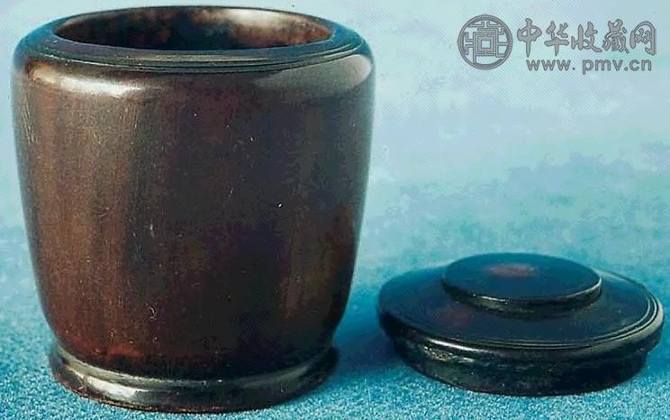 清 角雕药盒